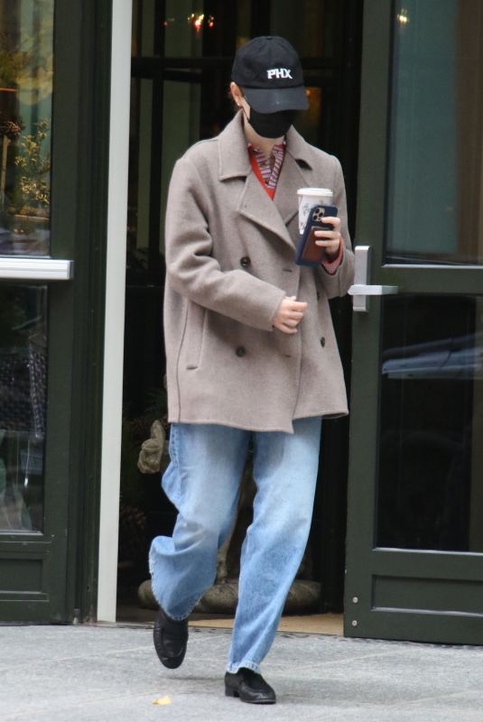 EMMA STONE Out and About in New York 12/05/2023