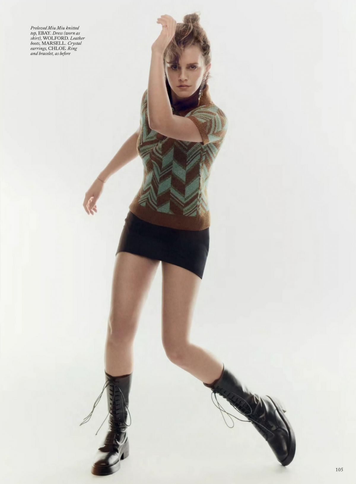 EMMA WATSON in Vogue UK, January 2024 HawtCelebs