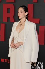 EMMY ROSSUM at Leave the World Behind Premiere in New York 12/04/2023