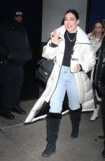 ERIELLE RESHEF Leaves Good Morning America Studio in New York 12/22/2023