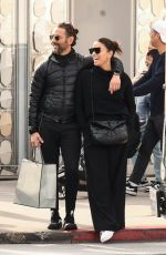 EVA LONGORIA and Jose Baston Shopping at Giorgio Armani in Beverly Hills 12/23/2023