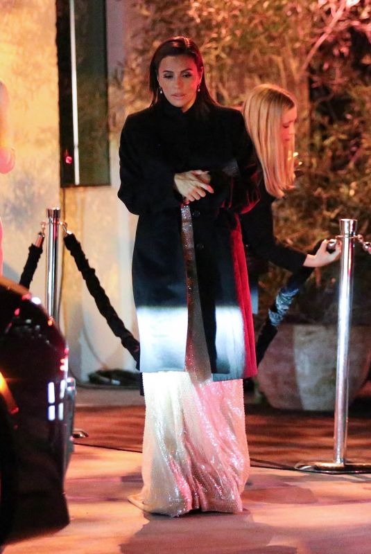 EVA LONGORIA Leaves ELLE’s Women In Hollywood Celebration in Los Angeles 12/05/2023