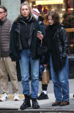 FREYA ALLAN Out with a Friend in New York 12/30/2023