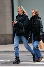 FREYA ALLAN Out with a Friend in New York 12/30/2023