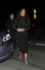 GARCELLE BEAUVAIS Arrives at Jennifer Klein;s Day of Indulgence Holiday Party in Brentwood 12/03/2023