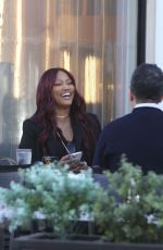 GARCELLE BEAUVAIS Out for Lunch with Friends in Los Angeles 12/08/2023