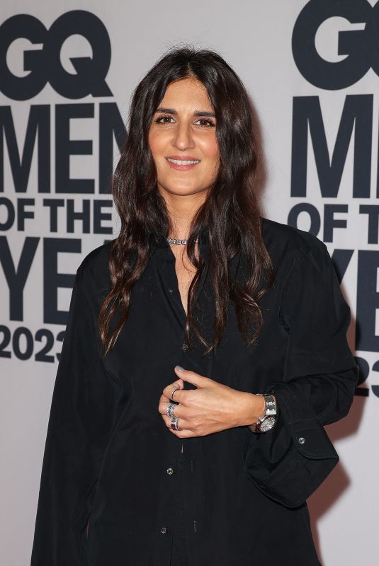 GERALDINE NAKACHE at GQ Men of the Year Awards 2023 Photocall at Shangri La in Paris 11/30/2023
