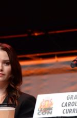 GRACE CAROLINE CURREY and VIRGINIA GARDNER at Los Angeles Comic-Con 12/03/2023