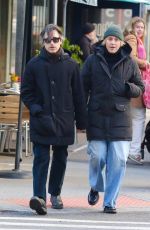 GRETA GERWIG and Noah Baumbach Out in New York 12/19/2023
