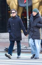GRETA GERWIG and Noah Baumbach Out in New York 12/19/2023