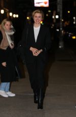 GRETA GERWIG Arrives at The Late Show in New York 12/14/2023