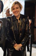 GRETA GERWIG Leaves SNL Afterparty in New York 12/16/2023