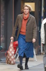 GRETA GERWIG Out and About in New York 12/26/2023