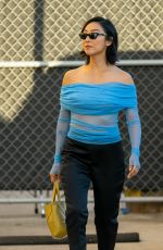 GRETA LEE Leaves Jimmy Kimmel Live! in Los Angeles 12/06/2023