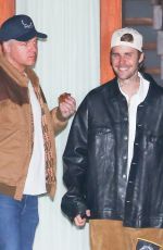 HAILEY and Justin BIEBER Leaves a Dinner in Malibu 12/10/2023