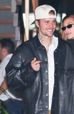HAILEY and Justin BIEBER Leaves a Dinner in Malibu 12/10/2023