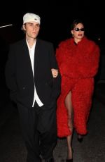 HAILEY and Justin BIEBER Out for Dinner at Funke in Beverly Hills 12/12/2023