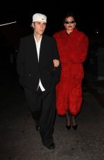HAILEY and Justin BIEBER Out for Dinner at Funke in Beverly Hills 12/12/2023