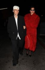 HAILEY and Justin BIEBER Out for Dinner at Funke in Beverly Hills 12/12/2023