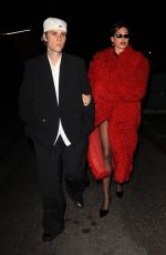 HAILEY and Justin BIEBER Out for Dinner at Funke in Beverly Hills 12/12/2023