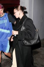 HAILEY and Justin BIEBER Out for Dinner with Friends at Funke in Beverly Hills 11/30/2023