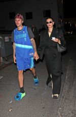 HAILEY and Justin BIEBER Out for Dinner with Friends at Funke in Beverly Hills 11/30/2023