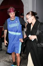 HAILEY and Justin BIEBER Out for Dinner with Friends at Funke in Beverly Hills 11/30/2023