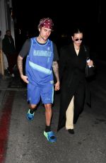 HAILEY and Justin BIEBER Out for Dinner with Friends at Funke in Beverly Hills 11/30/2023