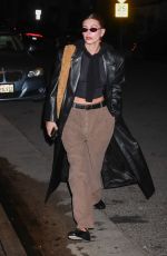 HAILEY BIEBER Arrives at a Churchome in Los Angeles 12/13/2023