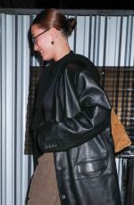 HAILEY BIEBER Arrives at a Churchome in Los Angeles 12/13/2023