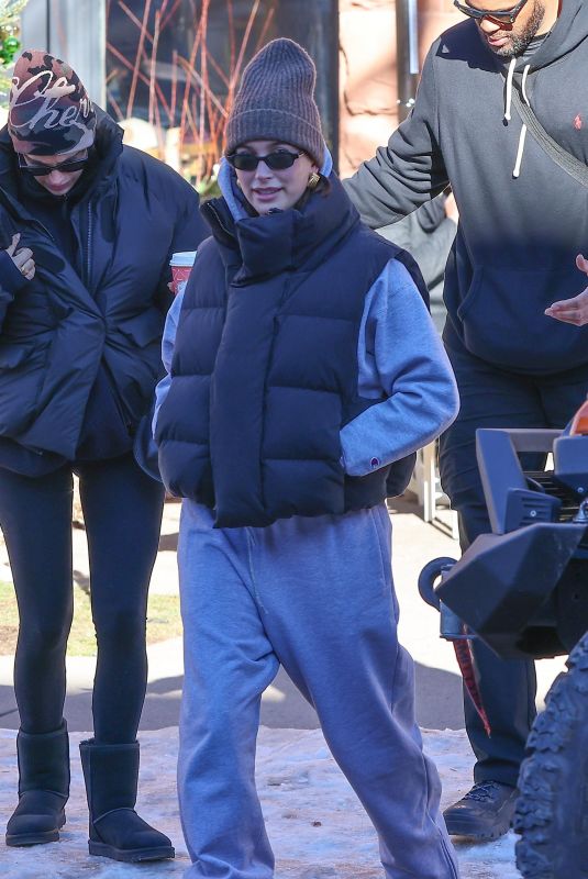 HAILEY BIEBER Out for Breakfast in Aspen 12/16/2023
