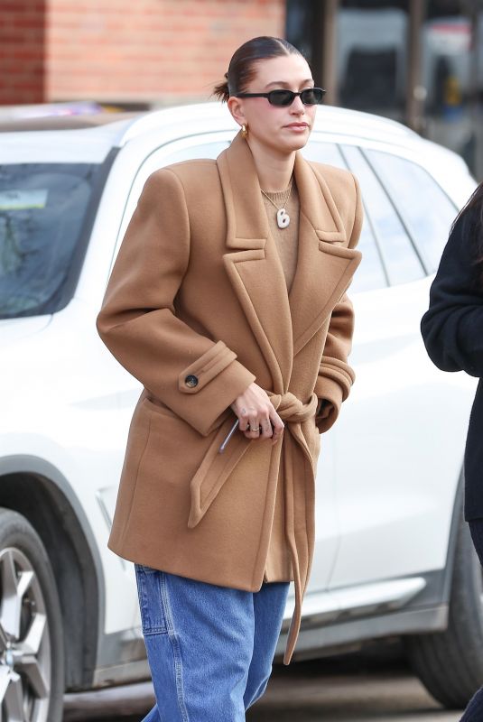 HAILEY BIEBER Out for Breakfast in Aspen 12/18/2023