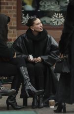 HAILEY BIEBER Out for Coffee with Friends in Aspen 12/18/2023