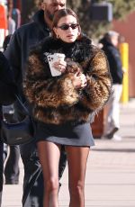 HAILEY BIEBER Out with Friends in Aspen 12/17/2023