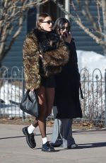HAILEY BIEBER Out with Friends in Aspen 12/17/2023