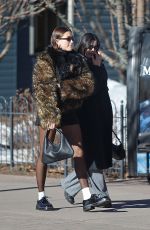 HAILEY BIEBER Out with Friends in Aspen 12/17/2023