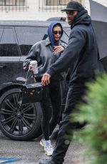 HAILEY BIEBER Shopping at XIV Karats in Los Angeles 12/21/2023