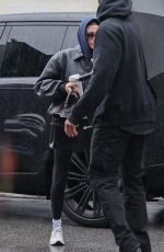 HAILEY BIEBER Shopping at XIV Karats in Los Angeles 12/21/2023