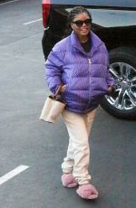 HALLE BAILEY Arrives at Jimmy Kimmel Live! in Hollywood 12/07/2023