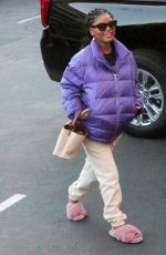 HALLE BAILEY Arrives at Jimmy Kimmel Live! in Hollywood 12/07/2023