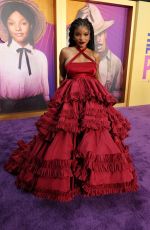 HALLE BAILEY at The Color Purple Premiere in Los Angeles 12/06/2023
