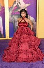 HALLE BAILEY at The Color Purple Premiere in Los Angeles 12/06/2023