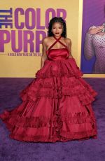 HALLE BAILEY at The Color Purple Premiere in Los Angeles 12/06/2023