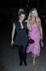 HELEN FLANAGAN and ASHLEY ELIZABETH PARKIN Arrives at The House of CB Christmas Party in London 11/29/2023