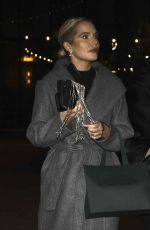 HELEN FLANAGAN Leaves Kitten Restaurant in Manchester 12/14/2023
