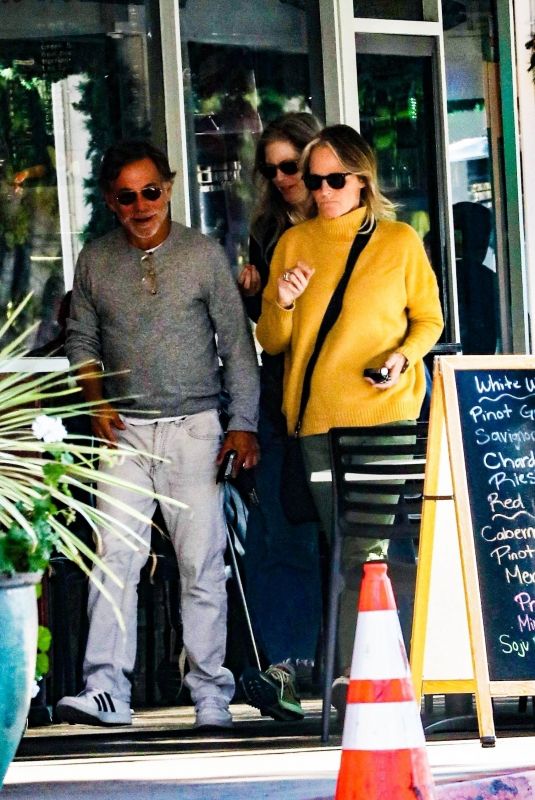 HELEN HUNT Leaves a Restaurant with Friends in Beverly Hills 12/12/2023