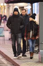 HELENA SEGER and Zlatan Ibrahimovic Out in Milan 12/19/2023