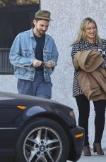 HILARY DUFF and Matthew Koma Out for Lunch in Studio City 12/01/2023