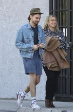 HILARY DUFF and Matthew Koma Out for Lunch in Studio City 12/01/2023