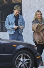 HILARY DUFF and Matthew Koma Out for Lunch in Studio City 12/01/2023